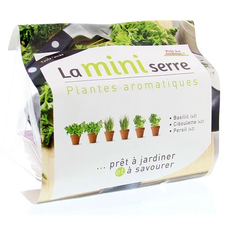 Mini Serre Herbes Aromatiques. Multi. Marque : Prêt à Jardiner. Réf. : L1-0002 - Multi 3 Mini Serre Herbes Aromatiques. Multi. Marque : Prêt à Jardiner. Réf. : L1-0002 - Multi