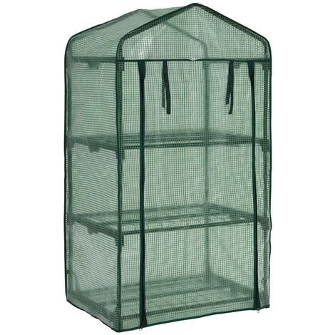 Topdeal Mini-serre à 3 Niveaux 69x49x125 Cm 6 Topdeal Mini-serre à 3 Niveaux 69x49x125 Cm – Image 4