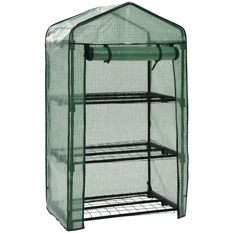 Topdeal Mini-serre à 3 Niveaux 69x49x125 Cm 7 Topdeal Mini-serre à 3 Niveaux 69x49x125 Cm – Image 5
