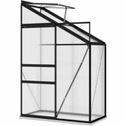 Topdeal Serre Anthracite Aluminium 1,44 M³ FF312048_FR 9 Topdeal Serre Anthracite Aluminium 1,44 M³ FF312048_FR -France Serre de jardin Soldes 2022 52099969 3