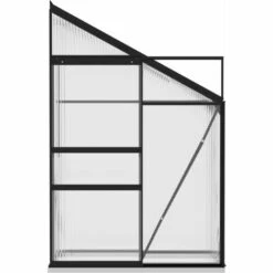 Topdeal Serre Anthracite Aluminium 1,44 M³ FF312048_FR 10 Topdeal Serre Anthracite Aluminium 1,44 M³ FF312048_FR -France Serre de jardin Soldes 2022 52099969 4