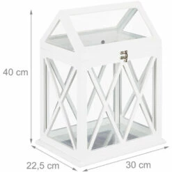 Relaxdays Mini Serre Intérieur Pour Le Rebord De Fenêtre, En Verre Et MDF, Herbes, Fleurs, HLP: 40x30x22,5 Cm, Blanc 11 Relaxdays Mini Serre Intérieur Pour Le Rebord De Fenêtre, En Verre Et MDF, Herbes, Fleurs, HLP: 40x30x22,5 Cm, Blanc -France Serre de jardin Soldes 2022 52205647 5