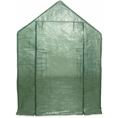 ALICE'S GARDEN Serre De Jardin Basilic 2m² Avec 8 étagères En Polyéthylène - Vert 5 ALICE'S GARDEN Serre De Jardin Basilic 2m² Avec 8 étagères En Polyéthylène - Vert – Image 3