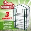 EDCO Serre De Jardin 3 Niveaux Intérieur Dimensions 69x49x125cm -France Serre de jardin Soldes 2022 52695631 1