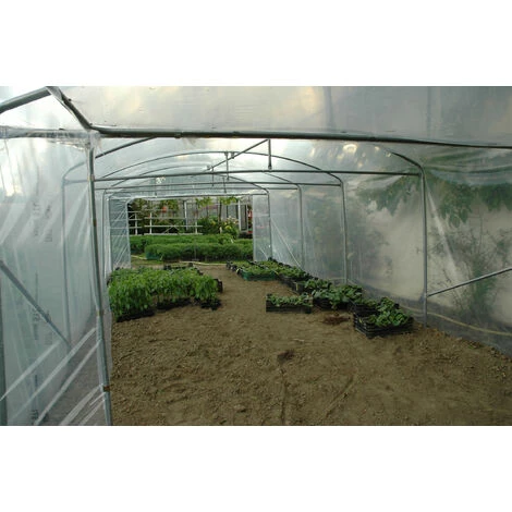 ATOUT LOISIR Serre Tunnel Deschamps Pieds Droits Larg 3 M Pas à 2 M, L 4 M, Type 200 Microns Incolore Plasticlair , Façade Pas De Façade Ni De Porte, Support De Culture Non 5 ATOUT LOISIR Serre Tunnel Deschamps Pieds Droits Larg 3 M Pas à 2 M, L 4 M, Type 200 Microns Incolore Plasticlair , Façade Pas De Façade Ni De Porte, Support De Culture Non – Image 3