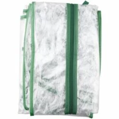 SUPERMARKET Housse De Rechange Pour Mini Serre - 4 étages - En PVC Transparent - Étanche - Pour Le Jardin - Pour L'intérieur Et L'extérieur - Support En Fer Non Inclus,Une Pièce, Vert Transparent，Superma