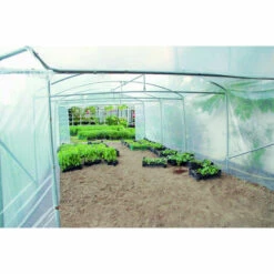 ATOUT LOISIR Serre Tunnel Deschamps Pieds Droits Larg 4 M Pas à 1.50 M, L 4.50 M, Type 200 Microns Incolore Plasticlair , Façade Pas De Façade Ni De Porte, Support De Culture Oui -France Serre de jardin Soldes 2022 53327163 3