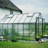 HALLS Serre Polycarbonate Magnum 148 - 11.50 M², Couleur Noir, Base Sans Base - Noir -France Serre de jardin Soldes 2022 53451320 1
