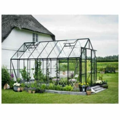 HALLS Serre En Verre Trempé Magnum 148 - 11.50 M², Couleur Silver, Base Sans Base - Silver 9 HALLS Serre En Verre Trempé Magnum 148 - 11.50 M², Couleur Silver, Base Sans Base - Silver -France Serre de jardin Soldes 2022 53451323 3