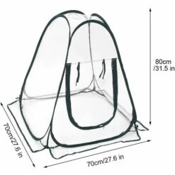 BARES Portable Serre Tente Mini Jardin Imperméable Plantes Et Fleurs Couverture Tente Transparent PVC À Effet De Serre -France Serre de jardin Soldes 2022 53560675 3