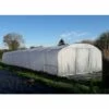 ATOUT LOISIR Serre Tunnel Deschamps Pieds Droits Larg 5 M Pas à 2 M, L 6 M, Type 200 Microns Incolore Plasticlair , Façade Pas De Façade Ni De Porte, Support De Culture Non -France Serre de jardin Soldes 2022 53592311 1