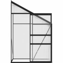 LANGRAY Serre Anthracite Aluminium 1,38 M³ Maison & Jardin -France Serre de jardin Soldes 2022 53826704 2