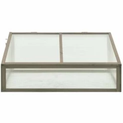 LANGRAY Serre 100x65x40 Cm Bois De Sapin Maison & Jardin -France Serre de jardin Soldes 2022 53826709 3