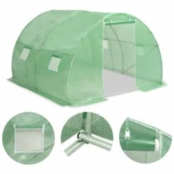 LANGRAY Serre 9 M² 300x300x200 Cm Maison & Jardin 11 LANGRAY Serre 9 M² 300x300x200 Cm Maison & Jardin -France Serre de jardin Soldes 2022 53826719 5