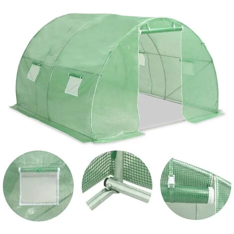 LANGRAY Serre 9 M² 300x300x200 Cm Maison & Jardin 7 LANGRAY Serre 9 M² 300x300x200 Cm Maison & Jardin – Image 5