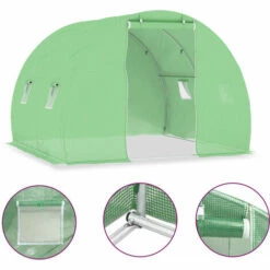 LANGRAY Serre 6 M² 3x2x2 M Maison & Jardin -France Serre de jardin Soldes 2022 53826731 5