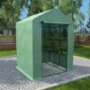 LANGRAY Serre Avec étagères Acier 143x143x195 Cm Maison & Jardin -France Serre de jardin Soldes 2022 53826738 1