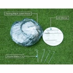 DECKON Mini Serre Pop Up Grow House, Couverture De Serre Intérieure Extérieure En PVC, Petit Abri De Fleurs De Jardin Portable - 70 X 70 X 80 Cm -France Serre de jardin Soldes 2022 53921514 4