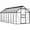 Hommoo Serre Anthracite Aluminium 9,31 M² -France Serre de jardin Soldes 2022 54154672 1
