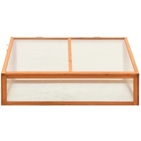 Hommoo Serre 100x65x40 Cm Bois De Sapin 7 Hommoo Serre 100x65x40 Cm Bois De Sapin – Image 5