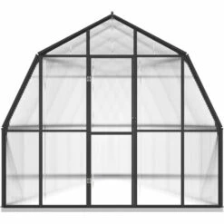 VidaXL Serre Avec Cadre De Base Anthracite 13,31 M² Aluminium - Anthracite -France Serre de jardin Soldes 2022 54342524 3