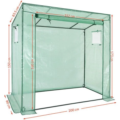 Deuba - Serre à Film 200x173x80cm 3 Deuba - Serre à Film 200x173x80cm