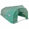 VidaXL Serre Portable Cadre En Acier 18 M² - Vert -France Serre de jardin Soldes 2022 5487611 1