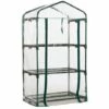 SUPERMARKET Mini Serre Balcon,Serre De Jardin Solide En PVC,Tissu Imperméable Transparent Amovible,pour La Plantation Intérieure Et Extérieure,Pot,Fleurs,Superma,(3 Couches) -France Serre de jardin Soldes 2022 54902710 1