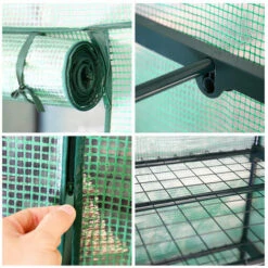 TolleTour Serre De Jardin, Fleurs Ou Légumes,70 X 50 X 160CM, Couverture Vert Translucide - Vert 9 TolleTour Serre De Jardin, Fleurs Ou Légumes,70 X 50 X 160CM, Couverture Vert Translucide - Vert -France Serre de jardin Soldes 2022 54953633 3