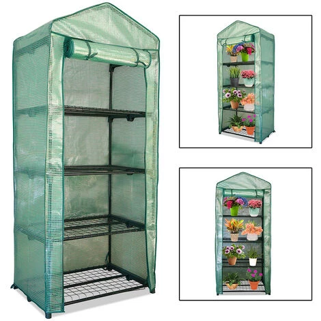 TolleTour Serre De Jardin, Fleurs Ou Légumes,70 X 50 X 160CM, Couverture Vert Translucide - Vert 6 TolleTour Serre De Jardin, Fleurs Ou Légumes,70 X 50 X 160CM, Couverture Vert Translucide - Vert – Image 4