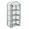 PETITES ECREVISSES Mini Serre De Jardin En PVC Avec 4 Étagères 69x49x160cm Pour Semis Fleurs Culture De Plantes - Blanc -France Serre de jardin Soldes 2022 55495832 1