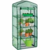 PETITES ECREVISSES Mini Serre De Jardin En PVC Avec 4 Étagères 69x49x160cm Pour Semis Fleurs Culture De Plantes - Vert -France Serre de jardin Soldes 2022 55495839 1