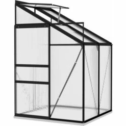 INLIFE Serre Anthracite Aluminium 2,7 M³ 9 INLIFE Serre Anthracite Aluminium 2,7 M³ -France Serre de jardin Soldes 2022 55641150 3