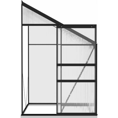 INLIFE Serre Anthracite Aluminium 2,7 M³ 7 INLIFE Serre Anthracite Aluminium 2,7 M³ – Image 5