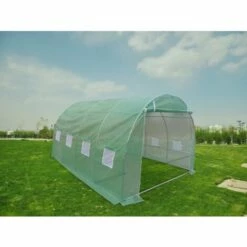 VENTE-UNIQUE.COM Couverture De Rechange Pour Serre Tunnel 12m² - L400 X L300 X H200 Cm - IPOMEA - Vert 9 VENTE-UNIQUE.COM Couverture De Rechange Pour Serre Tunnel 12m² - L400 X L300 X H200 Cm - IPOMEA - Vert -France Serre de jardin Soldes 2022 55881231 3