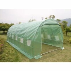 VENTE-UNIQUE.COM Couverture De Rechange Pour Serre Tunnel 12m² - L400 X L300 X H200 Cm - IPOMEA - Vert 10 VENTE-UNIQUE.COM Couverture De Rechange Pour Serre Tunnel 12m² - L400 X L300 X H200 Cm - IPOMEA - Vert -France Serre de jardin Soldes 2022 55881231 4