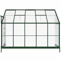VENTE-UNIQUE.COM Serre De Jardin Adossée En Polycarbonate De 3,7 M² Avec Embase - Vert - CALICE II - Vert Sapin 10 VENTE-UNIQUE.COM Serre De Jardin Adossée En Polycarbonate De 3,7 M² Avec Embase - Vert - CALICE II - Vert Sapin -France Serre de jardin Soldes 2022 55883123 4