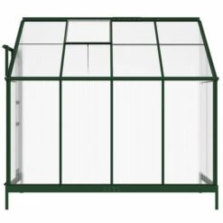 VENTE-UNIQUE.COM Serre De Jardin Adossée En Polycarbonate De 2,9m² Avec Embase - Vert - ZENAIS - Vert Sapin 10 VENTE-UNIQUE.COM Serre De Jardin Adossée En Polycarbonate De 2,9m² Avec Embase - Vert - ZENAIS - Vert Sapin -France Serre de jardin Soldes 2022 55884621 4