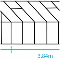 ATOUT LOISIR Serre De Jardin En Verre Trempé De 9.9m², Couleur Vert, Base Sans Base - Vert -France Serre de jardin Soldes 2022 56305357 5