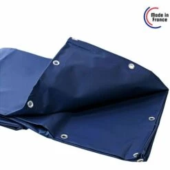 TECPLAST Bâche Tunnel Agricole 2x3 M Ignifugée M2 680TU2 Bleue - Qualité 15 Ans - Bâche étanche Anti-Chaleur - Made In France - Bleue -France Serre de jardin Soldes 2022 56364379 5