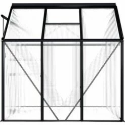 NOVA La Serre Anthracite En Aluminium à Base De Panneaux En Polycarbonate De Différentes Taille Serre Anthracite Aluminium 3,61 M² Taille : 3.61 M² -France Serre de jardin Soldes 2022 57093816 5