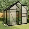 NOVA Greenhouse Avec Cadre D'aluminium Anthracite De Base Dans Différentes Tailles Serre Avec Cadre De Base Anthracite Aluminium 3,61 M² Taille : 3.61 M² 2 NOVA Greenhouse Avec Cadre D'aluminium Anthracite De Base Dans Différentes Tailles Serre Avec Cadre De Base Anthracite Aluminium 3,61 M² Taille : 3.61 M² -France Serre de jardin Soldes 2022 57098136 1