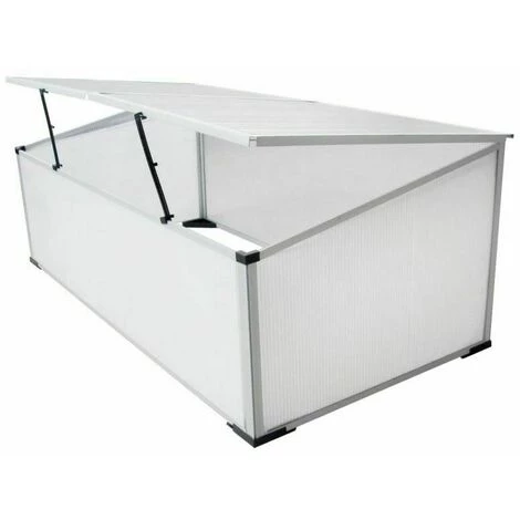 NOVA Mini Serra Balcon Balcon De La Terrasse En Aluminium Et Des Ouvertures En Polycarbonate 2 Serre Froide à 2 Couvercles 110x55x41 Cm 3 NOVA Mini Serra Balcon Balcon De La Terrasse En Aluminium Et Des Ouvertures En Polycarbonate 2 Serre Froide à 2 Couvercles 110x55x41 Cm