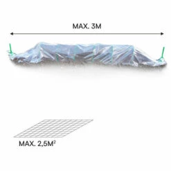 RONDY Serre Tunnel De Forçage 3.7 M -France Serre de jardin Soldes 2022 57136592 3