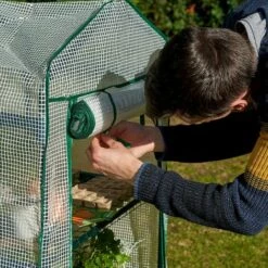 MACARON Serre De Jardin Pour Balcon, Intérieur & Extérieur Avec Abri Chaud En PVC Fleur Et Herbe Sans Support 69 * 49 * 126cm LO-Ron 10 MACARON Serre De Jardin Pour Balcon, Intérieur & Extérieur Avec Abri Chaud En PVC Fleur Et Herbe Sans Support 69 * 49 * 126cm LO-Ron -France Serre de jardin Soldes 2022 57139617 4