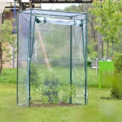 MACARON Serre Pour Tomates Jardin PVC Terrasse Portable Avec Porte Fermeture Enroulable Jardin Conservatoire Couverture PVC Serre Semis Élevage Isolation Thermique Coupe-Vent (sans Support), Vert,50 X 100 X 150 Cm LO-Ron 10 MACARON Serre Pour Tomates Jardin PVC Terrasse Portable Avec Porte Fermeture Enroulable Jardin Conservatoire Couverture PVC Serre Semis Élevage Isolation Thermique Coupe-Vent (sans Support), Vert,50 X 100 X 150 Cm LO-Ron -France Serre de jardin Soldes 2022 57139666 4