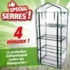 EDCO Serre De Jardin 4 Niveaux Intérieur Dimensions 69x49x160cm -France Serre de jardin Soldes 2022 57623803 1