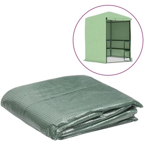 TRUE DEAL Couverture De Remplacement Serre (6,5025 M²) 255x255x194cm Vert 3 TRUE DEAL Couverture De Remplacement Serre (6,5025 M²) 255x255x194cm Vert