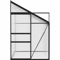 TRUE DEAL Serre Anthracite Aluminium 3,8 M³ -France Serre de jardin Soldes 2022 57846899 4