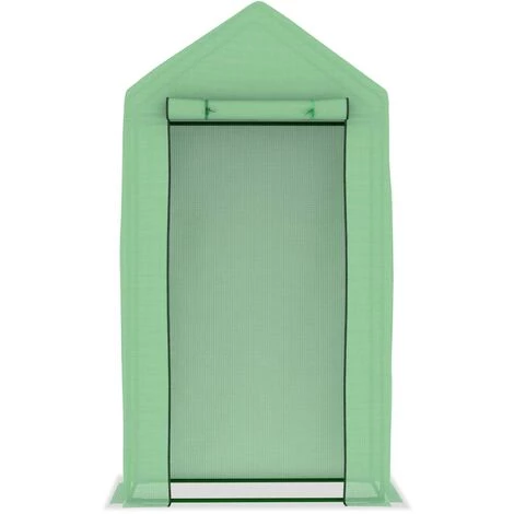 INLIFE Serre Avec Cadre En Acier 0,5 M² 1x0,5x1,9 M 6 INLIFE Serre Avec Cadre En Acier 0,5 M² 1x0,5x1,9 M – Image 4